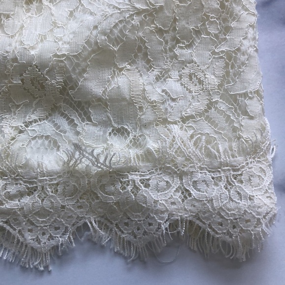 Lord & Taylor Design Lab Lace Dress Ivory Size Large NWT - Picture 12 of 15